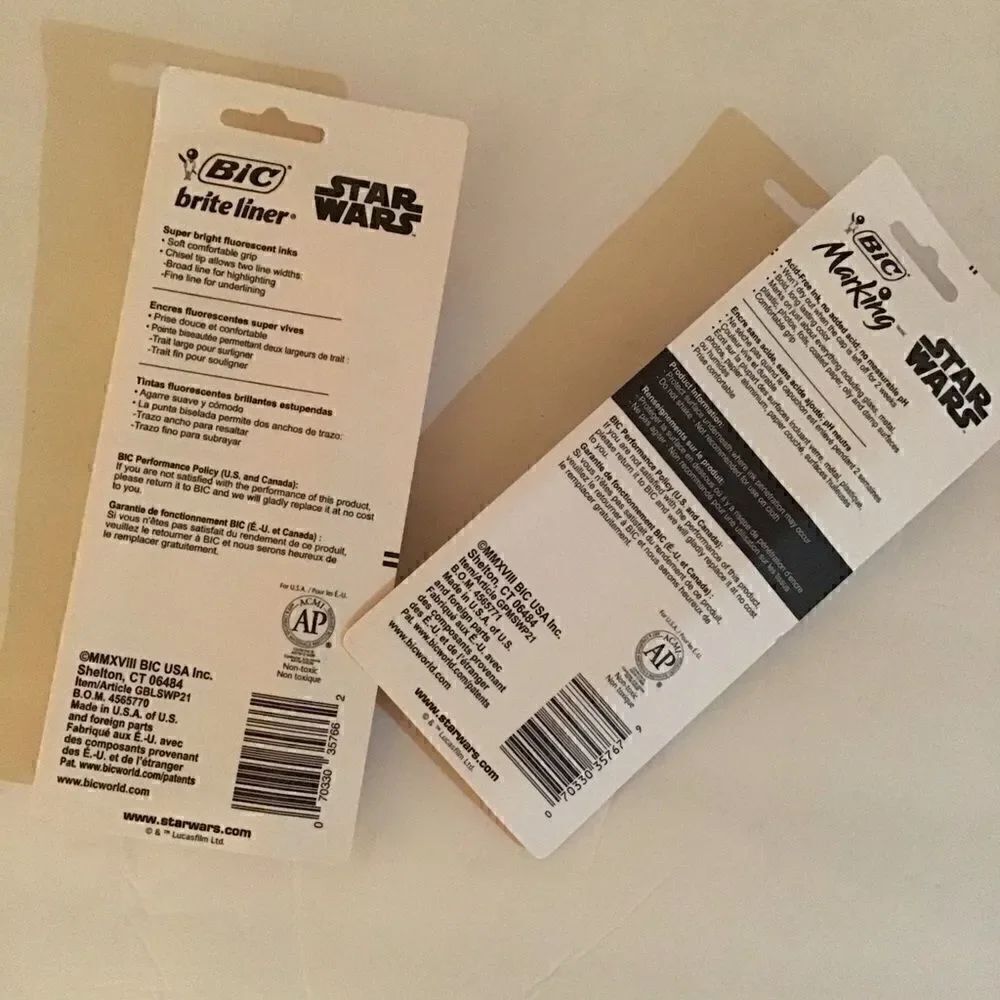 Bic STAR WARS Edition Markers 2Lot - Picture 5 of 5